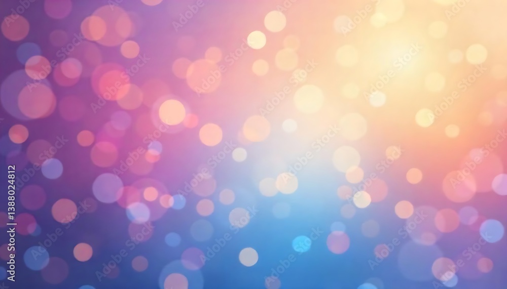 Abstract blur bokeh banner background. Rainbow colors, pastel purple, blue, gold yellow, white silver, pale pink bokeh background created with generative ai Abstract blur bokeh banner background. Rainbow colors, pastel purple, blue, gold yellow, white silver, pale pink bokeh background created with generative ai