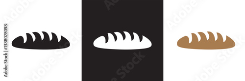 Bakery icon .  Vector for websites, mobile interfaces, presentations, banner, visual branding etc. Vector illustration. isolated on white and black background. EPS 10