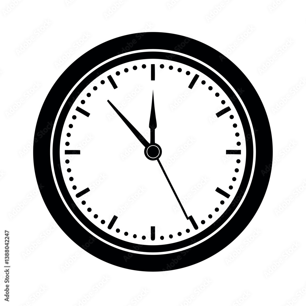 Decorative Wall Watch Black Vector
Decorative Wall Watch Black Vector