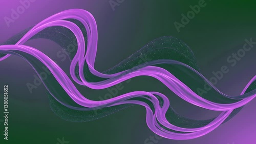 Abstract Flowing Wave Background with Soft Gradient Curves. Elegant abstract wave texture with smooth flowing lines and soft color gradients, ideal for modern designs and backgrounds. 4K Looped

