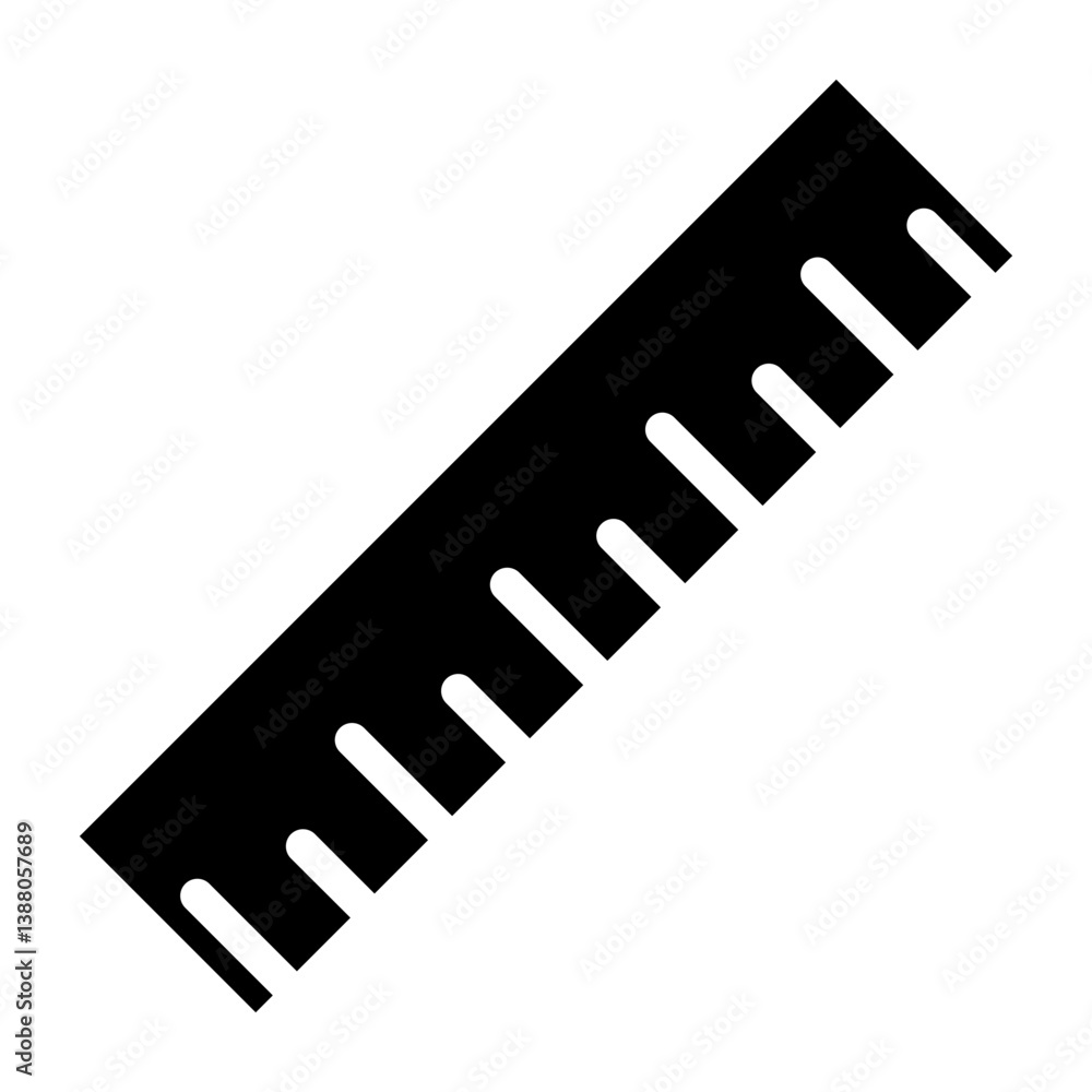 Ruler line icon Ruler line icon