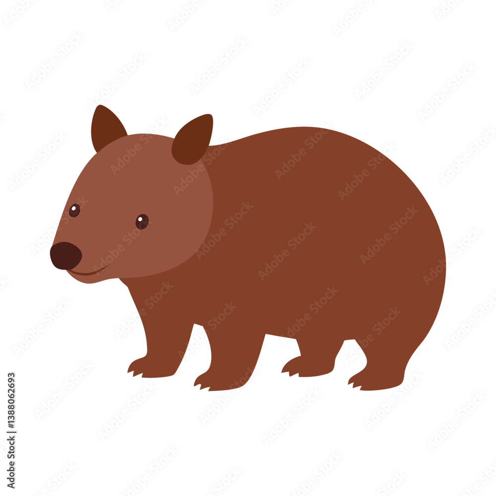 Obraz premium wombat.eps