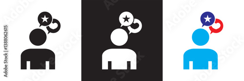 Influencer  icon collections. community and marketing icons. Vector for websites, mobile interfaces, presentations, banner, visual branding etc. Vector illustration. EPS 10