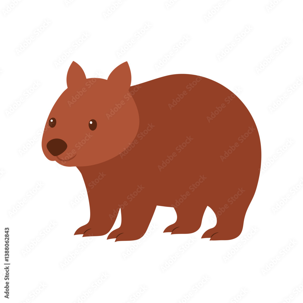 Obraz premium wombat.eps