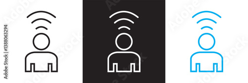 Influencer  icon collections. community and marketing icons. Vector for websites, mobile interfaces, presentations, banner, visual branding etc. Vector illustration. EPS 10