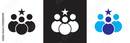 Influencer  icon collections. community and marketing icons. Vector for websites, mobile interfaces, presentations, banner, visual branding etc. Vector illustration. EPS 10