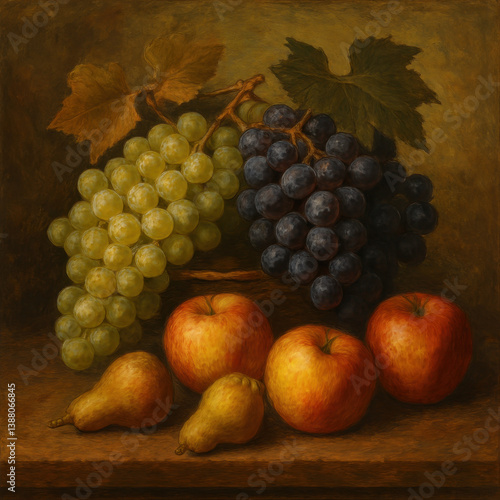 Still life. Fruits on the table