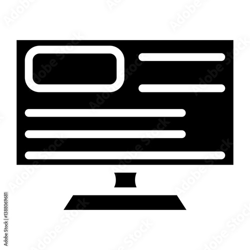 Content Marketing line icon