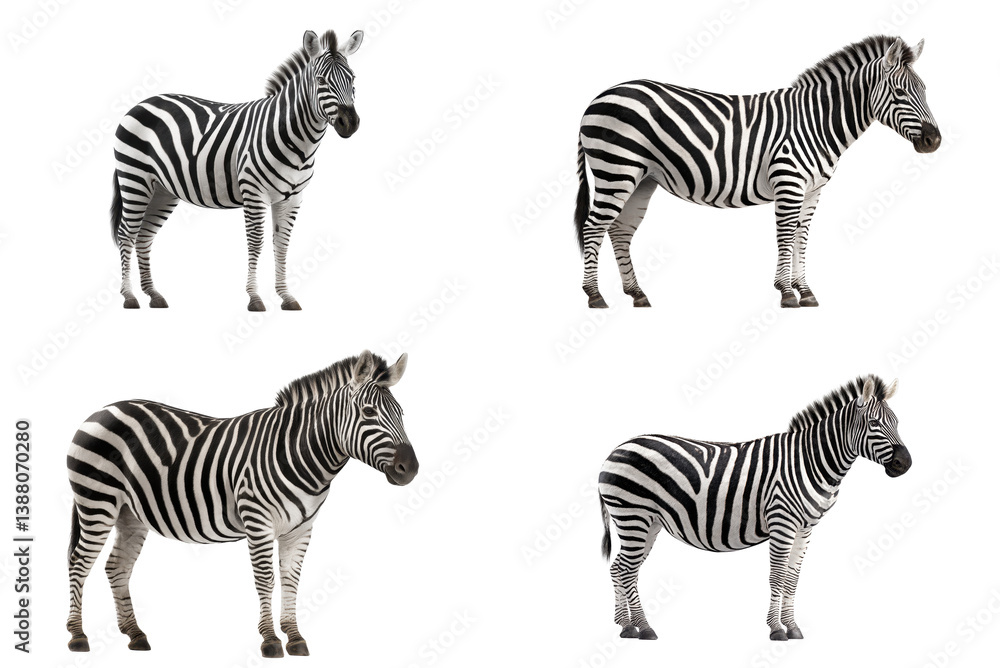 Fototapeta premium Majestic Zebra Silhouette