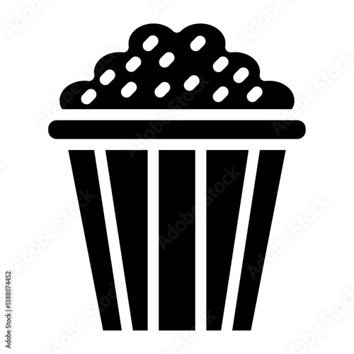 Popcorn line icon