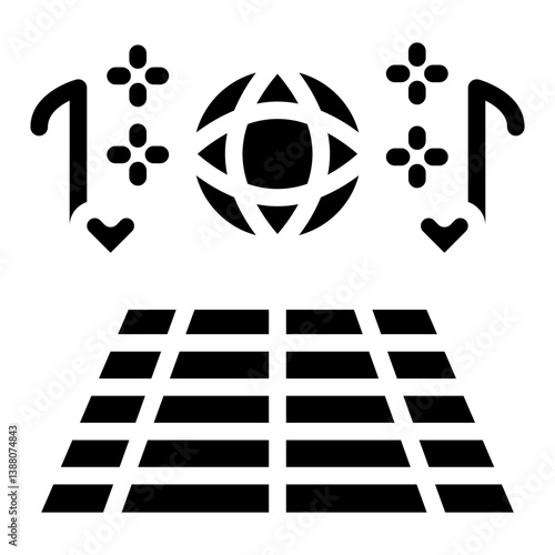 Dance Floor line icon