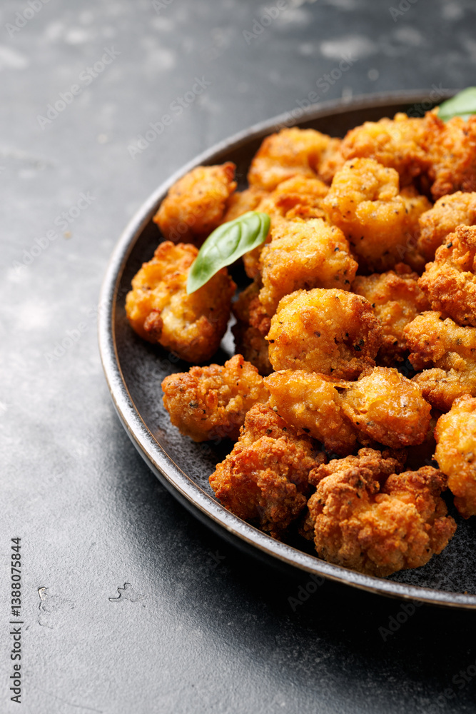 Deep fried squids, seafood with dipping sauce Deep fried squids, seafood with dipping sauce
