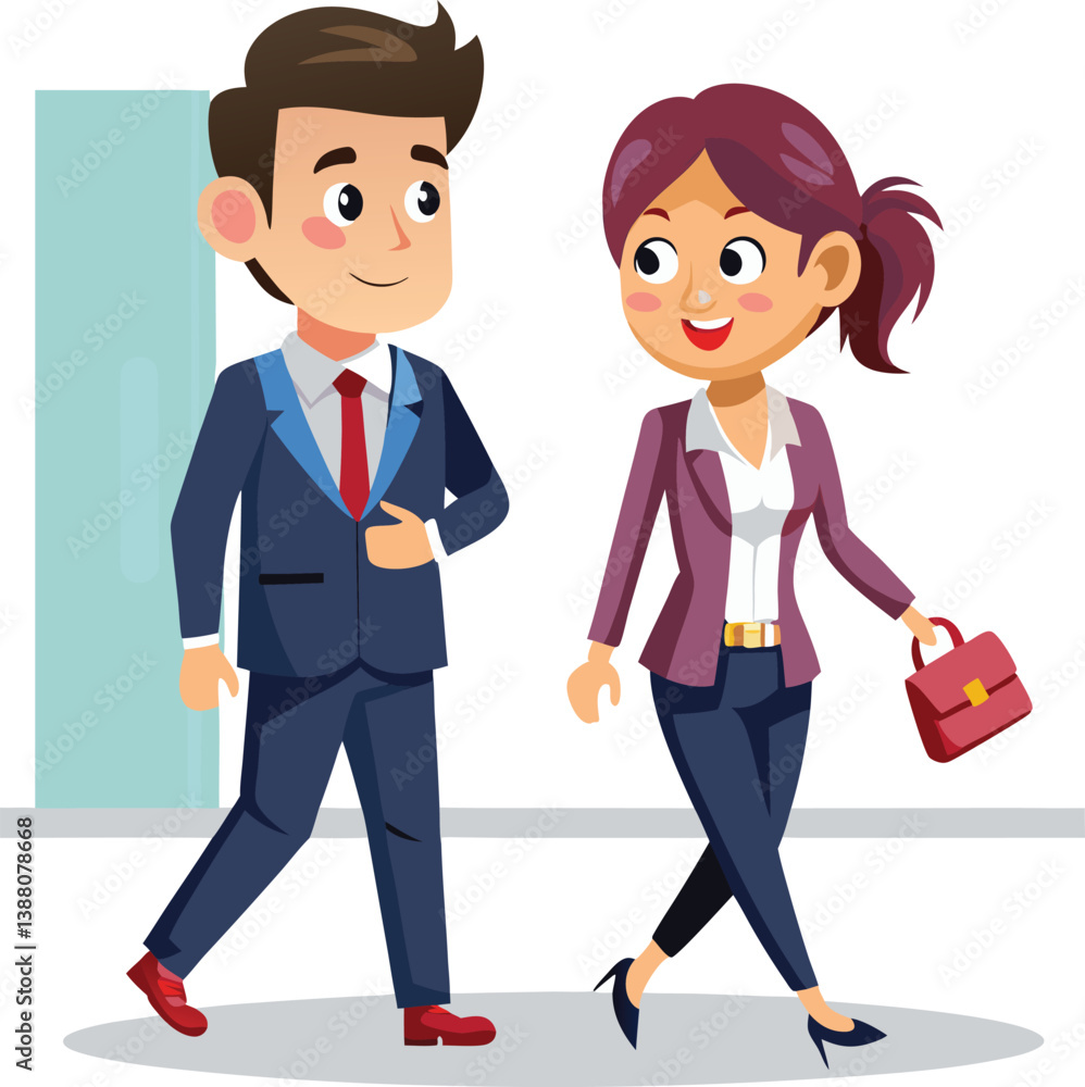 lgbtq-person-at-work--vector-cartoon-illustration lgbtq-person-at-work--vector-cartoon-illustration