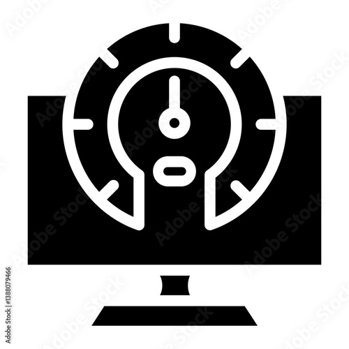 Speed Test line icon