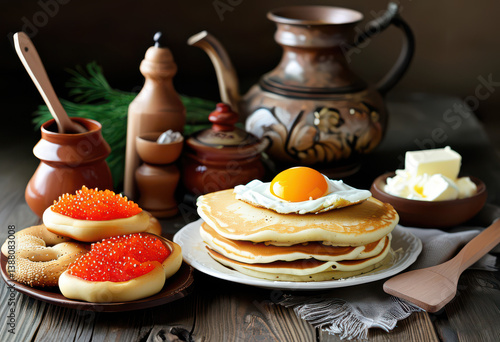 Traditional Maslenitsa Table