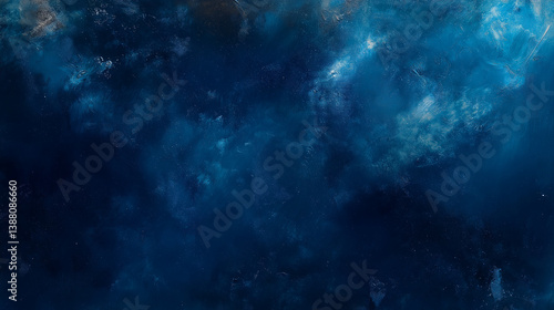 Wallpaper Mural Dark blue abstract background with swirling patterns and textures reflecting a cosmic theme in a serene atmosphere Torontodigital.ca