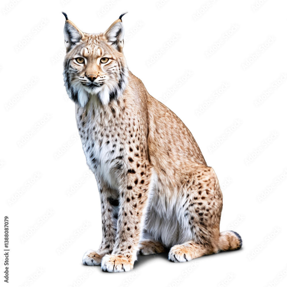 lynx isolated on transparent background lynx isolated on transparent background