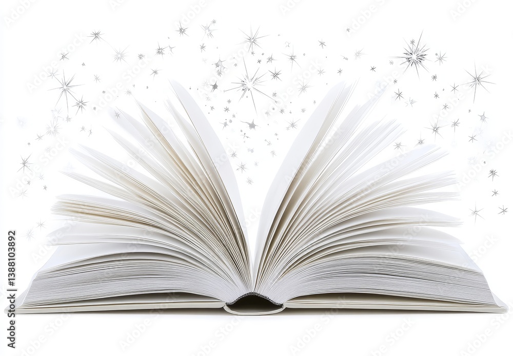 A Glimpse into the Enchanting Realm of Knowledge A Beautifully Opened Book, Radiating with Imaginative Potential A Glimpse into the Enchanting Realm of Knowledge A Beautifully Opened Book, Radiating with Imaginative Potential