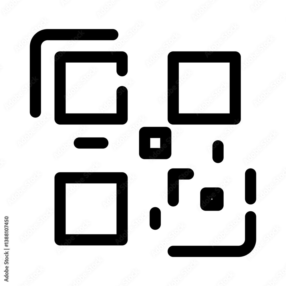 QR code  icon