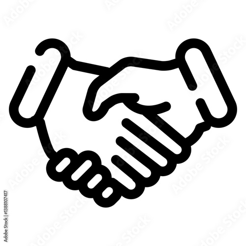 Shake hand icon