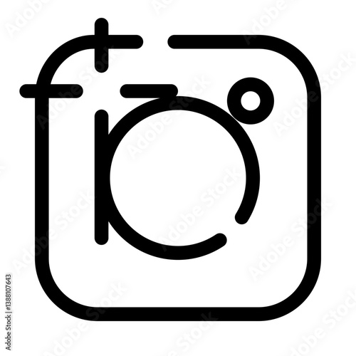 Camera lens icon
