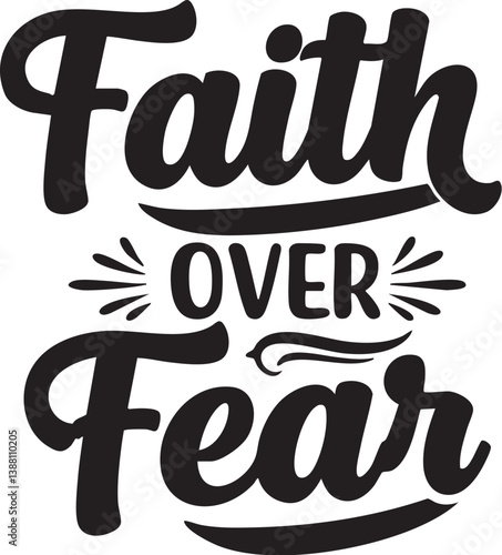 Christian print design in vector