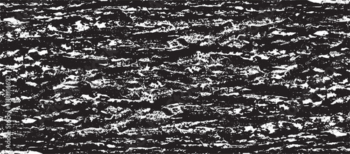 Rough black and white texture vector. Distressed overlay texture. Grunge background. Abstract textured effect. Vector Illustration. Black isolated on white background. EPS10