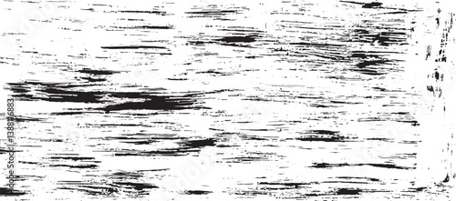 Rough black and white texture vector. Distressed overlay texture. Grunge background. Abstract textured effect. Vector Illustration. Black isolated on white background. EPS10