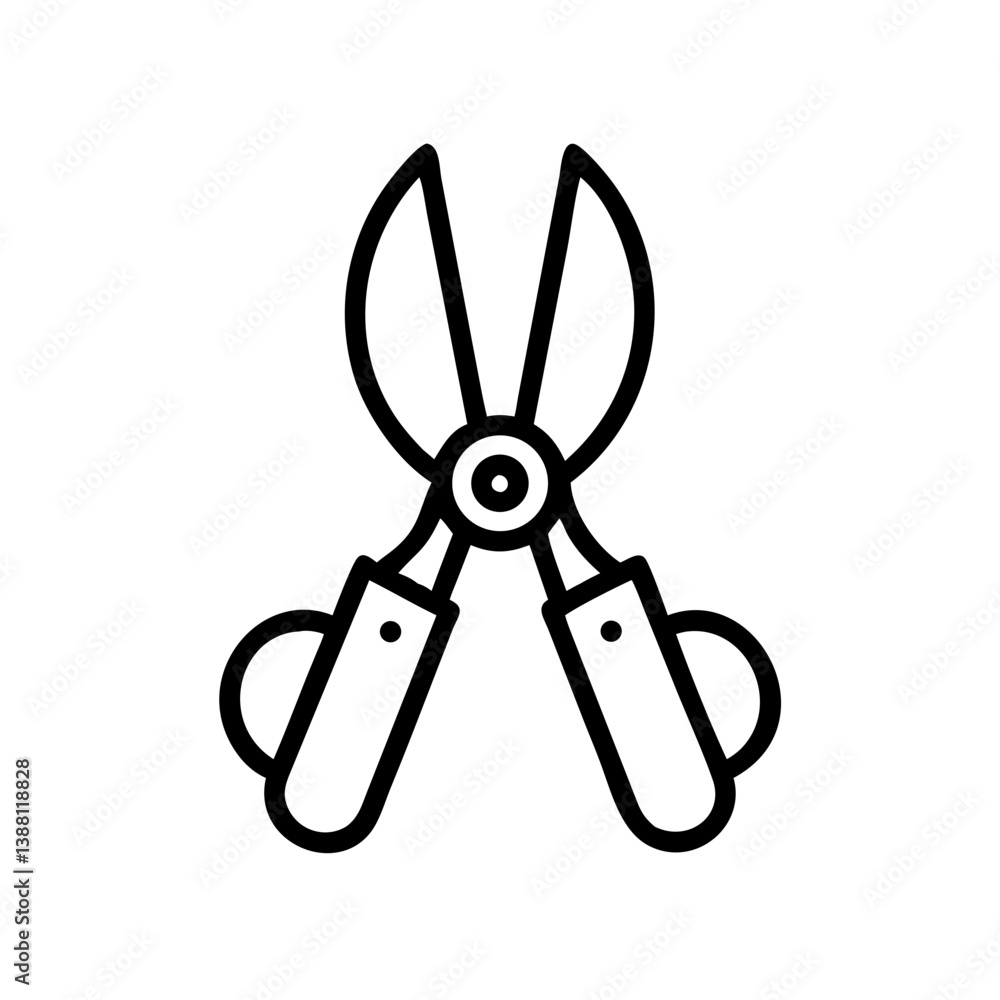 Scissors Icon for Creativity and Crafting Topics Scissors Icon for Creativity and Crafting Topics