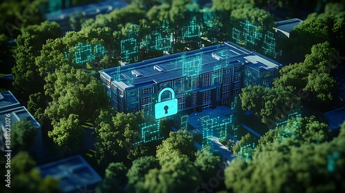 High school cybersecurity digital protection images