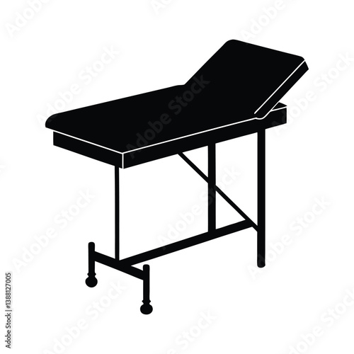 examination table silhouette art