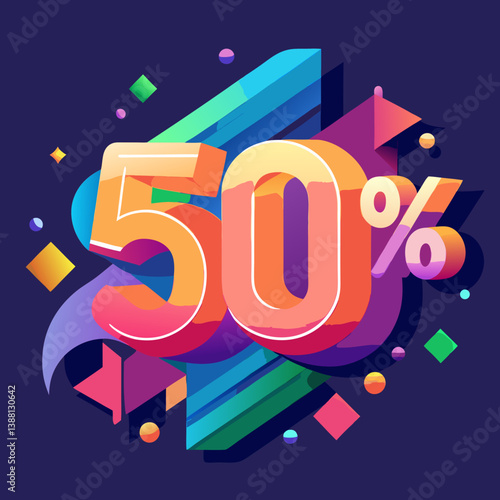 50th anniversary logo featuring vibrant, colorful shapes celebrating five decades of achievement and community.