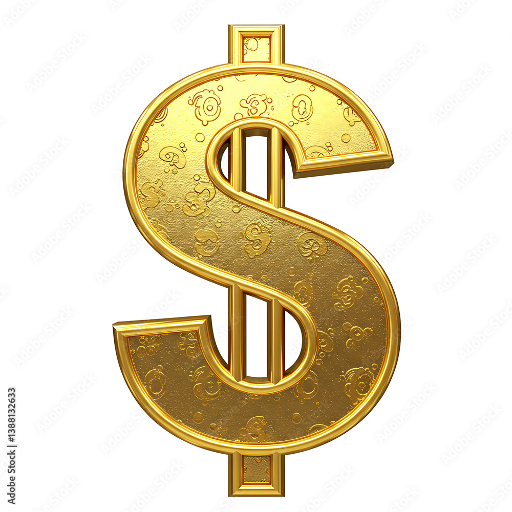 3D Gold Money Icon Isolated On Transparent Background
3D Gold Money Icon Isolated On Transparent Background