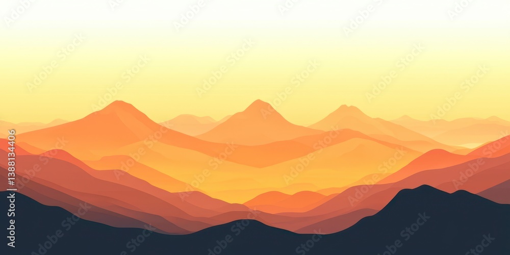 The mountains are covered in snow and the sun is setting behind them The mountains are covered in snow and the sun is setting behind them