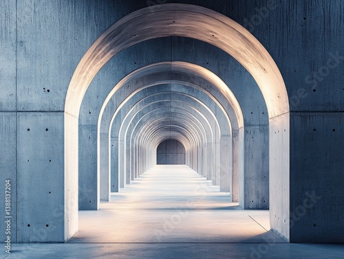 Tunnel with Light at End