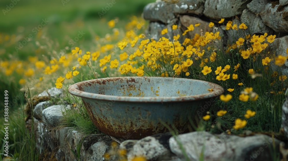 Flowers and Bowl Flowers and Bowl