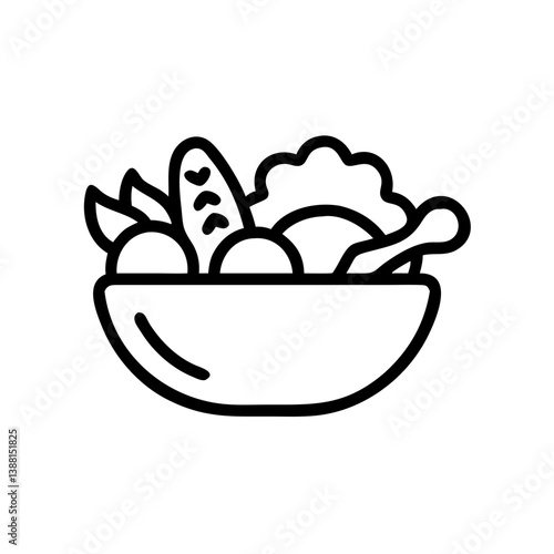 Wallpaper Mural salad bowl Torontodigital.ca