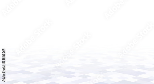 Gray tile floor perspective background