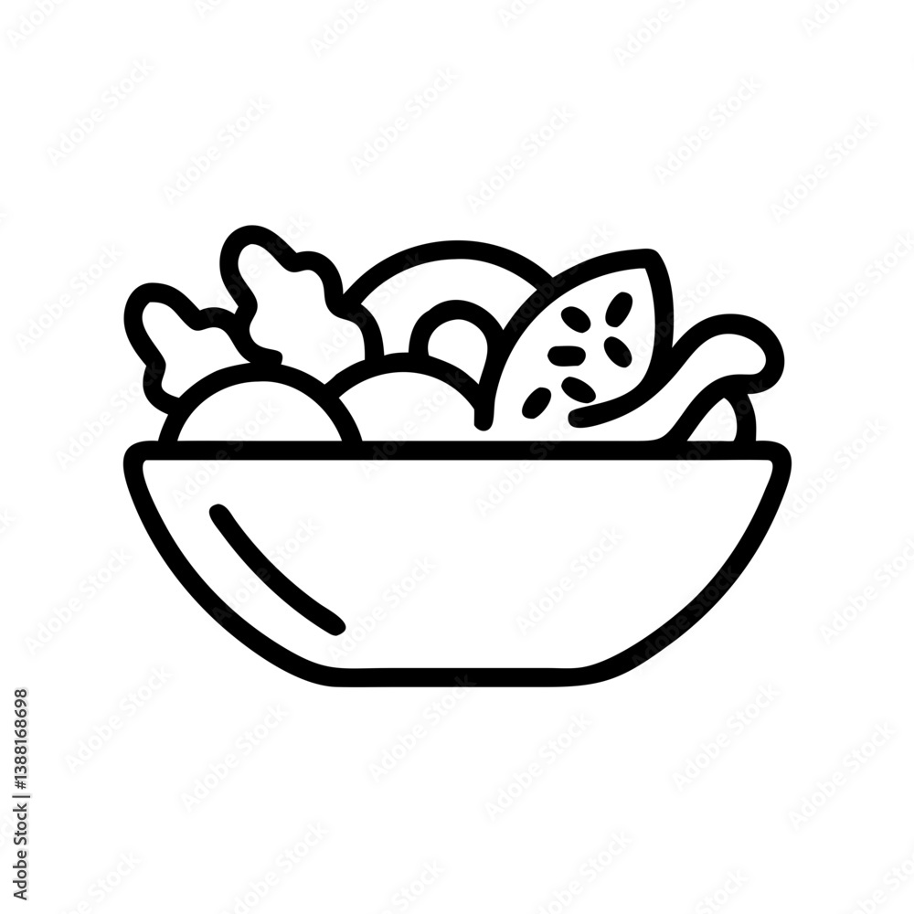 Fototapeta premium salad bowl