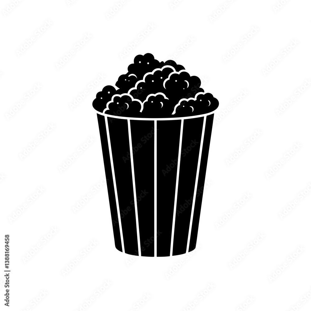 Popcorn Bucket Alternate Silhouette Popcorn Bucket Alternate Silhouette