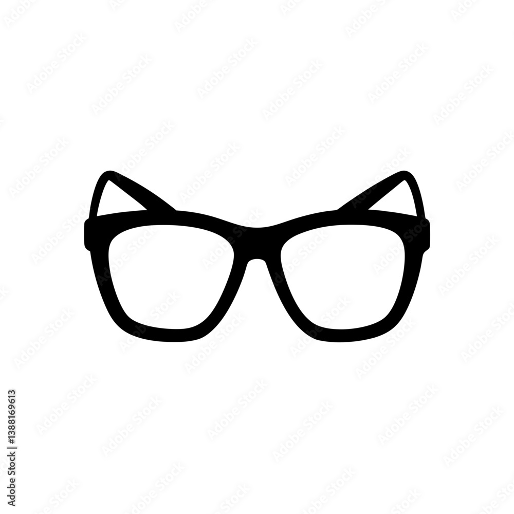 Fototapeta premium Pair of Glasses Silhouette