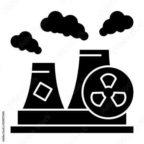 Nuclear Pollution Icon