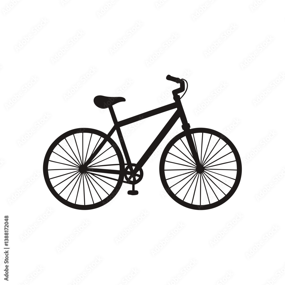 Bicycle Outline Silhouette Bicycle Outline Silhouette