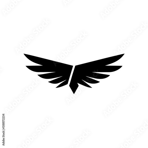 Airplane Wing Travel Silhouette