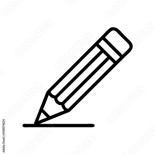 Pencil icons symbolize creativity and artistic expression. Essential for drawing, writing, and educational themes, these designs reflect the art of communication through simple tools.