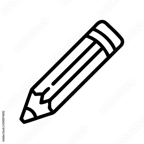 Pencil icons symbolize creativity and artistic expression. Essential for drawing, writing, and educational themes, these designs reflect the art of communication through simple tools.