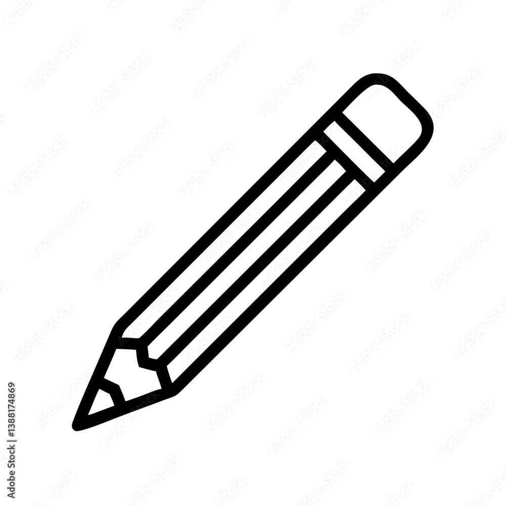 Pencil icons symbolize creativity and artistic expression. Essential for drawing, writing, and educational themes, these designs reflect the art of communication through simple tools. Pencil icons symbolize creativity and artistic expression. Essential for drawing, writing, and educational themes, these designs reflect the art of communication through simple tools.