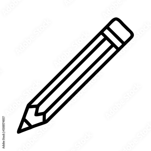 Pencil icons symbolize creativity and artistic expression. Essential for drawing, writing, and educational themes, these designs reflect the art of communication through simple tools.