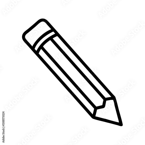 Pencil icons symbolize creativity and artistic expression. Essential for drawing, writing, and educational themes, these designs reflect the art of communication through simple tools.