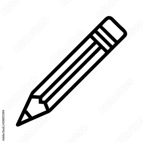 Pencil icons symbolize creativity and artistic expression. Essential for drawing, writing, and educational themes, these designs reflect the art of communication through simple tools.